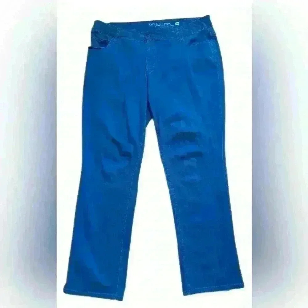 Faded glory blue pants, size 16W